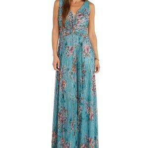 R&M Richard’s Evening Dress (Aqua)